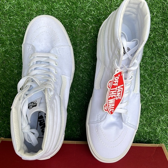 Vans WMNS Sk8-Hi Stacked (Canvas) True White
VN0A4BTWL5R Platforms Sneakers NIB - Picture 14 of 16